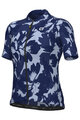 ALÉ Cycling short sleeve jersey - FLOWER PRAGMA - white/blue