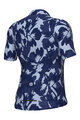 ALÉ Cycling short sleeve jersey - FLOWER PRAGMA - white/blue