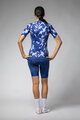 ALÉ Cycling short sleeve jersey - FLOWER PRAGMA - white/blue