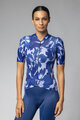 ALÉ Cycling short sleeve jersey - FLOWER PRAGMA - white/blue