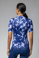ALÉ Cycling short sleeve jersey - FLOWER PRAGMA - white/blue