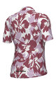 ALÉ Cycling short sleeve jersey - FLOWER PRAGMA - white/red