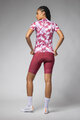ALÉ Cycling short sleeve jersey - FLOWER PRAGMA - white/red