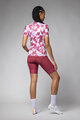 ALÉ Cycling short sleeve jersey - FLOWER PRAGMA - white/red