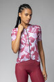 ALÉ Cycling short sleeve jersey - FLOWER PRAGMA - white/red