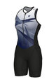 ALÉ Cycling skinsuit - HORIZON TRIATHLON - blue/black