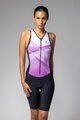 ALÉ Cycling skinsuit - HORIZON TRIATHLON - pink/black