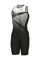 ALÉ Cycling skinsuit - HORIZON TRIATHLON - white/grey/black