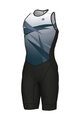 ALÉ Cycling skinsuit - HORIZON TRIATHLON - white/blue/black