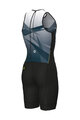 ALÉ Cycling skinsuit - HORIZON TRIATHLON - white/blue/black