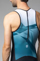 ALÉ Cycling skinsuit - HORIZON TRIATHLON - white/blue/black