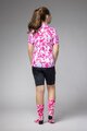 ALÉ Cycling short sleeve jersey - ESSENZA KID - pink/white