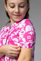 ALÉ Cycling short sleeve jersey - ESSENZA KID - pink/white
