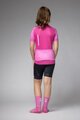 ALÉ Cycling short sleeve jersey - FOLLOW ME KID - pink