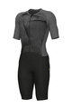 ALÉ Cycling skinsuit - BEYOND TRIATHLON - grey/black