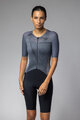 ALÉ Cycling skinsuit - BEYOND TRIATHLON - grey/black