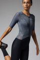 ALÉ Cycling skinsuit - BEYOND TRIATHLON - grey/black