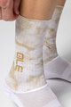 ALÉ Cyclingclassic socks - TYPHOON - brown/white