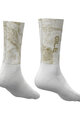 ALÉ Cyclingclassic socks - TYPHOON - brown/white