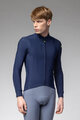 ALÉ Cycling winter long sleeve jersey - PRAGMA FONDO 3.0 - blue