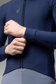 ALÉ Cycling winter long sleeve jersey - PRAGMA FONDO 3.0 - blue