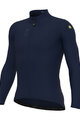 ALÉ Cycling winter long sleeve jersey - PRAGMA FONDO 3.0 - blue