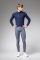 ALÉ Cycling winter long sleeve jersey - PRAGMA FONDO 3.0 - blue