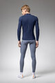 ALÉ Cycling winter long sleeve jersey - PRAGMA FONDO 3.0 - blue