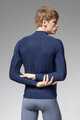 ALÉ Cycling winter long sleeve jersey - PRAGMA FONDO 3.0 - blue