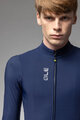 ALÉ Cycling winter long sleeve jersey - PRAGMA FONDO 3.0 - blue