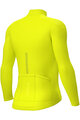 ALÉ Cycling winter long sleeve jersey - PRAGMA FONDO 3.0 - yellow