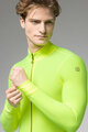 ALÉ Cycling winter long sleeve jersey - PRAGMA FONDO 3.0 - yellow