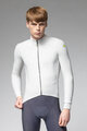 ALÉ Cycling winter long sleeve jersey - PRAGMA FONDO 3.0 - white