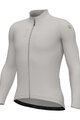 ALÉ Cycling winter long sleeve jersey - PRAGMA FONDO 3.0 - white