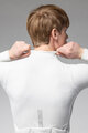 ALÉ Cycling winter long sleeve jersey - PRAGMA FONDO 3.0 - white