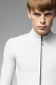 ALÉ Cycling winter long sleeve jersey - PRAGMA FONDO 3.0 - white