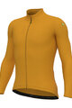 ALÉ Cycling winter long sleeve jersey - PRAGMA FONDO 3.0 - yellow