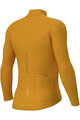 ALÉ Cycling winter long sleeve jersey - PRAGMA FONDO 3.0 - yellow