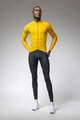 ALÉ Cycling winter long sleeve jersey - PRAGMA FONDO 3.0 - yellow