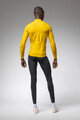 ALÉ Cycling winter long sleeve jersey - PRAGMA FONDO 3.0 - yellow