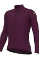 ALÉ Cycling winter long sleeve jersey - PRAGMA FONDO 3.0 - purple