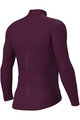 ALÉ Cycling winter long sleeve jersey - PRAGMA FONDO 3.0 - purple