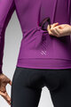 ALÉ Cycling winter long sleeve jersey - PRAGMA FONDO 3.0 - purple