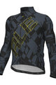 ALÉ Cycling winter long sleeve jersey - PRAGMA SCHEMA - black