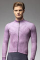 ALÉ Cycling winter long sleeve jersey - PRAGMA SCHEMA - purple