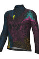 ALÉ Cycling winter long sleeve jersey - PRAGMA ZANZIBAR - black/multicolour