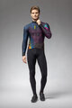 ALÉ Cycling winter long sleeve jersey - PRAGMA ZANZIBAR - black/multicolour