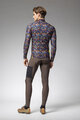 ALÉ Cycling winter long sleeve jersey - PRAGMA FLOWERY - black/multicolour