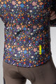 ALÉ Cycling winter long sleeve jersey - PRAGMA FLOWERY - black/multicolour