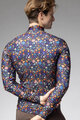 ALÉ Cycling winter long sleeve jersey - PRAGMA FLOWERY - black/multicolour